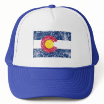 Colorado State Flag Vintage Trucker Hats