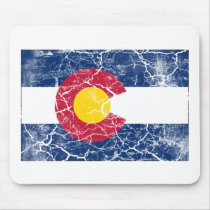 Colorado State Flag Vintage Mousepad