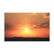 Colorado Sunset Stretched Canvas Prints