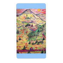 colorado town art labels