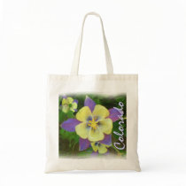 Colorado yellow columbine bag