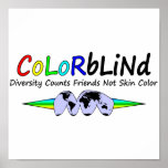 Colorblind Diversity Counts Friends Not Skin Colou