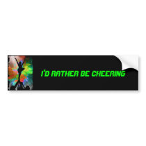 Colorburst Background with Cheerleraders