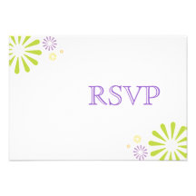 Colorbursts épousant RSVP Bristol Personnalisé