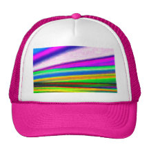 Colored Highways Abstract Trucker Hats