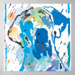 Colored Poster "Great Dane"