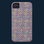 Colored Squares Patterned iPhone4 Case casemate cases