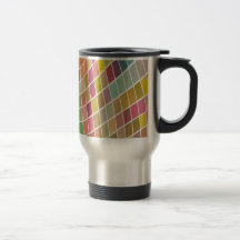 Colored Tiles in a Wavy Pattern Mugs