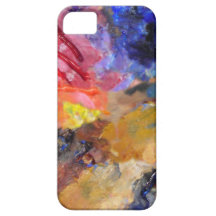 Colorez l'art abstrait de la palette du peintre coque Case-Mate iPhone 5