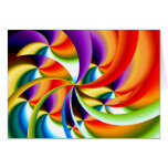 Colorful Abstract Design Card