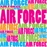 Colorful Air Force Photo Cutout