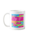 Colorful Amateur Radio Coffee Mug