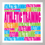 Colorful Athletic Training Poster