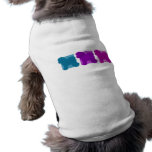 Colorful Bichon Frise Silhouettes Dog Clothes