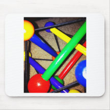 Colorful Blue Red Green Yellow Children's Toy Mouse Pad