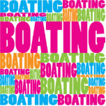 Colorful Boating Cut Out
