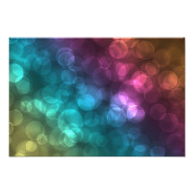 Colorful Bokeh Picture Photographic Print