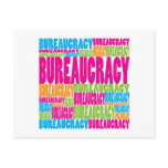 Colorful Bureaucracy Postcards
