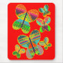 Colorful Butterflies Mouse Pad