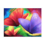 Colorful Butterfly Painting - Multi Post Card