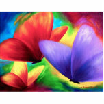 Colorful Butterfly Painting Photo Sculpture