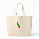 Colorful candy bar tote bag