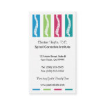 Colorful Chiropractic Business Cards