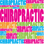 Colorful Chiropractic Acrylic Cut Outs