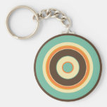 Colorful Circles 02 Keychain