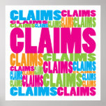 Colorful Claims Print