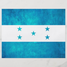 Colorful Contrast Honduran Flag Flyers