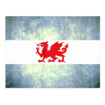 Colorful Contrast PatagonianFlag Postcards