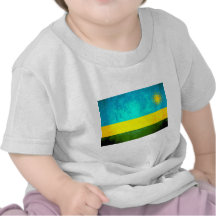 Colorful Contrast RwandanFlag T Shirt