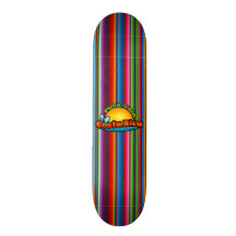 Colorful Costa Rica Custom Skate Board