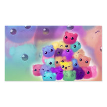 colorful creatures business card