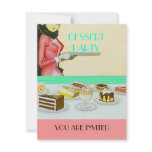 COLORFUL DESSERT "INDULGENCE" PARTY INVITATION