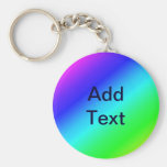 Colorful Diagonal Stripes  – 1 Key Chains