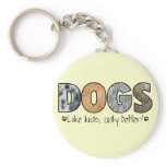 Colorful Dogs Keychain