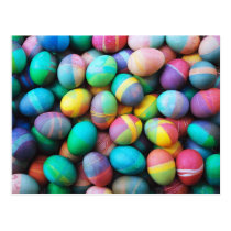 Colorful Easter Eggs postcards