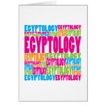 Colorful Egyptology Greeting Card