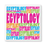 Colorful Egyptology Fridge Magnet