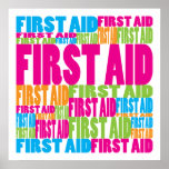 Colorful First Aid Posters