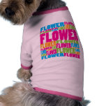 Colorful Flower Pet Tee