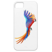 Colorful Flying Hybrid Macaw iPhone Case iPhone 5 Covers