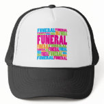 Colorful Funeral Mesh Hats