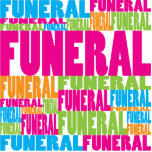 Colorful Funeral Photo Cutouts