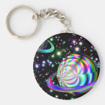 colorful galaxy keychains