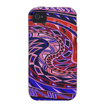 Colorful Geometric Pattern Case-Mate iPhone 4 Cases