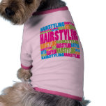Colorful Hairstyling Pet T Shirt
