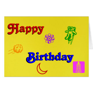 Space Birthday Cards, Photocards, Invitations &amp; More